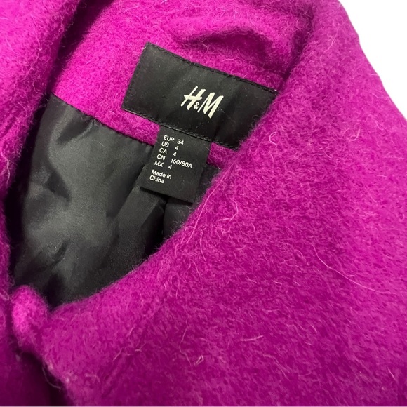 H&M Wool blend Pea Coat - Picture 8 of 9
